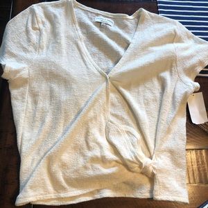 L Madewell wrap top